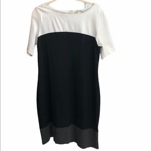 White House black market color block dress